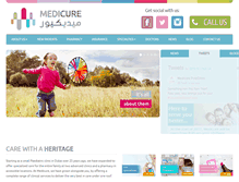 Tablet Screenshot of medicuregroup.com